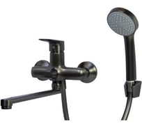 Смеситель для ванны и раковины MIXLINE 35k ML15-02GR ГРАФИТ 556669