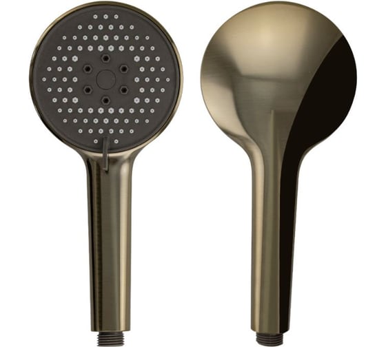 Лейка душевая GFmark массажная, бронза 6079 1