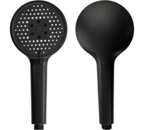 Лейка душевая GFmark массажная, чёрная 6076