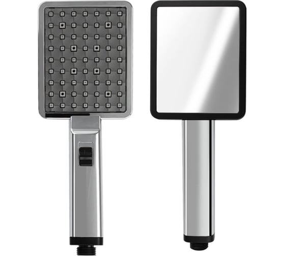 Лейка квадратная GFmark 3Д, душевая, массажная, 2 режима 6049 1