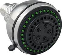 Лейка тропический душ GFmark малая, 4 режима, модель ГРОМИКС из высокопрочного АБС пластика, цвет хром 6152