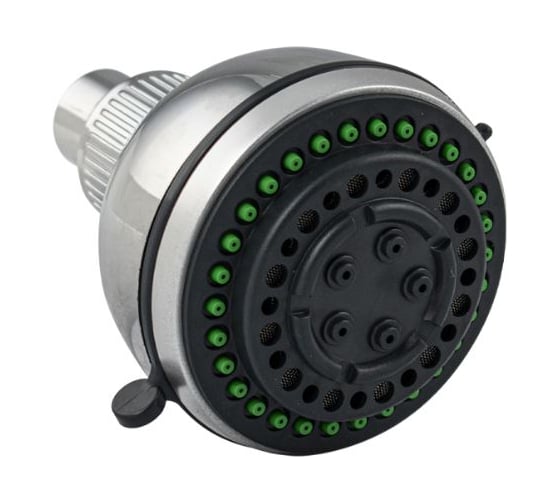 Лейка тропический душ GFmark малая, 4 режима, модель ГРОМИКС из высокопрочного АБС пластика, цвет хром 6152 1