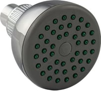 Лейка тропический душ GFmark малая, из высокопрочного АБС пластика, белая вставка, цвет хром 6153