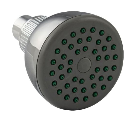 Лейка тропический душ GFmark малая, из высокопрочного АБС пластика, белая вставка, цвет хром 6153 1