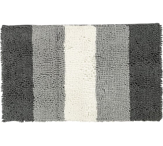 Ковер Zenfort Шенилл полиэстер 50х80см, серый 103356 1