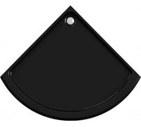 Поддон к душевому углу Радомир Берген RD 100х100 (радиальный поддон на раме-подставке с устройством слива (черный), панель) 1-11-6-0-0-351