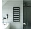 Электрический полотенцесушитель GROTA Brezza 530x1200 черный Brezza 530x1200 N RAL9005 EL 4