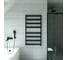 Электрический полотенцесушитель GROTA Brezza 630x1200 черный Brezza 630x1200 N RAL9005 EL 4