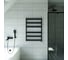 Электрическмй полотенцесушитель GROTA Brezza 630x900 черный Brezza 630x900 N RAL9005 EL 4
