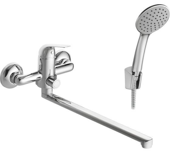 Смеситель для ванны Santek Нико однор дл/изл плоск Lобр в/к WH5A12005C001 026-5755 1