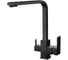 Смеситель для кухни Valfex с подключением фильтра, нерж. сталь VALFEX Antares Steel Black (10) VF.76803-7 1