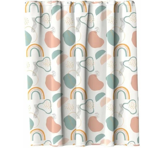 Шторка для ванной комнаты LEMER ABSTRACT LEM-PH-ABST 1