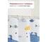 Шторка для ванной комнаты LEMER FISH LEM-PH-FISH 2