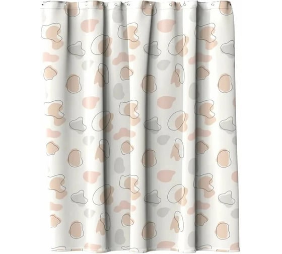 Шторка для ванной комнаты LEMER PASTEL LEM-PH-PAT 1