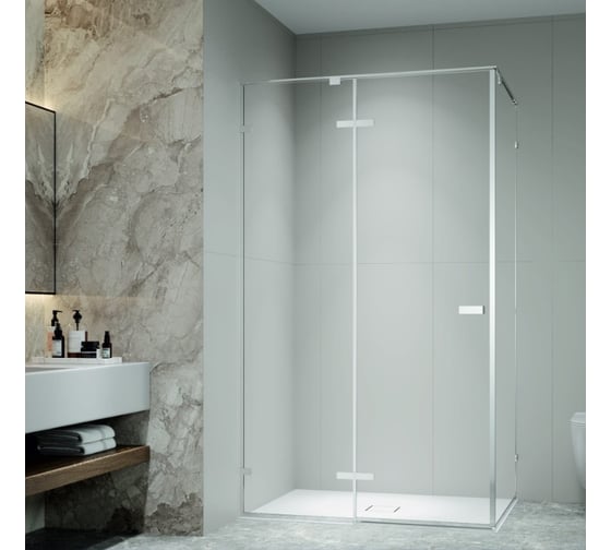 Душевой уголок RGW 160*100*200 SV-040 Прямоугольный/Хром/Прозрачное/8 мм (2 уп.) 353204060-11 1