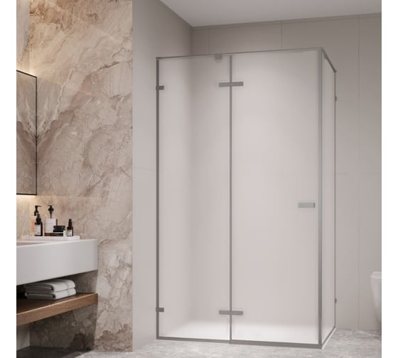 Душевой уголок RGW 150*100*200 SV-040-Gr Прямоугольный/Серый/Матовое/8 мм (2 уп.) 353204050-210 1