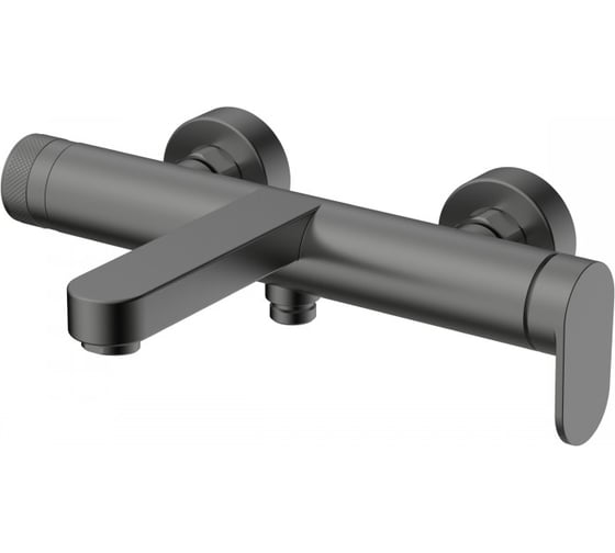 Смеситель для ванны/душа Agger Sweet однорычажный, оружейная сталь матовая A2710055 1