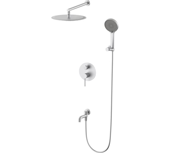 Душевая система встраиваемая Wonzon & Woghand STICK Брашированный никель WW-88939017-BN 1