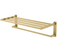 Полотенцедержатель с полкой Wonzon & Woghand GRAFFITY брашированное золото WW-9381-BG