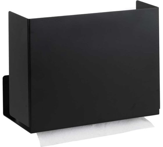 Диспенсер для бумажных полотенец BEMETA LIVING нержавеющая сталь, черный 101503040 1