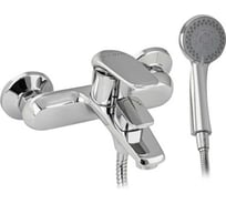 Смеситель для ванны FABIA, с коротким литым изливом, с дивертором на корпусе, цвет хром 9621