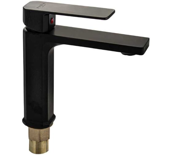 Смеситель для раковины FABIA квадратный корпус, цвет черный 9735 1