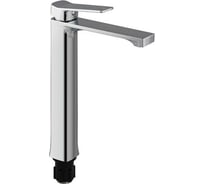 Смеситель для раковины FABIA литой высокий квадратный корпус, цвет хром 9743