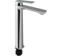 Смеситель для раковины FABIA литой высокий круглый корпус, цвет хром 9744