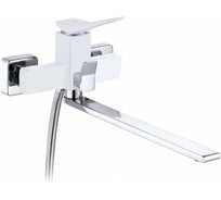 Смеситель для ванны однорычажный ViEiR длинный излив, белый V423541-F