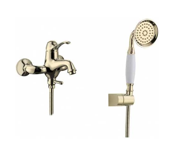 Смеситель для ванны однорычажный ViEiR золото, декоративное покрытие V413531-E 1