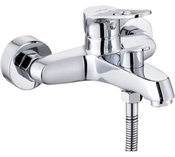 Смеситель для ванны однорычажный ViEiR настенный, с коротким изливом, хром V023531 1
