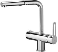 Смеситель для мойки Paffoni RIN295CR-MET RINGO с поворотным изливом и с фильтром, хром (298675) 00298675