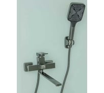 Смеситель для ванны однорычажный ViEiR с длинным изливом, графит V193541-G