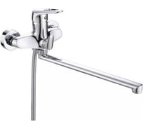 Смеситель для ванны однорычажный ViEiR с длинным поворотным изливом, латунь, хром V164041