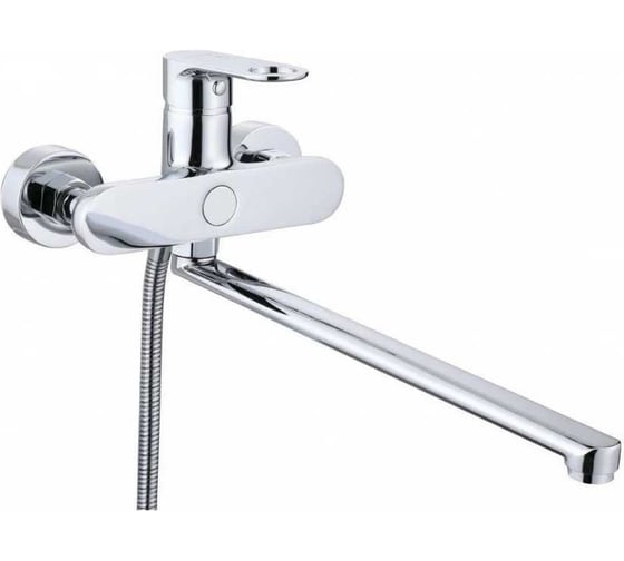 Смеситель для ванны однорычажный ViEiR латунный с длинным изливом, хром V043541 1