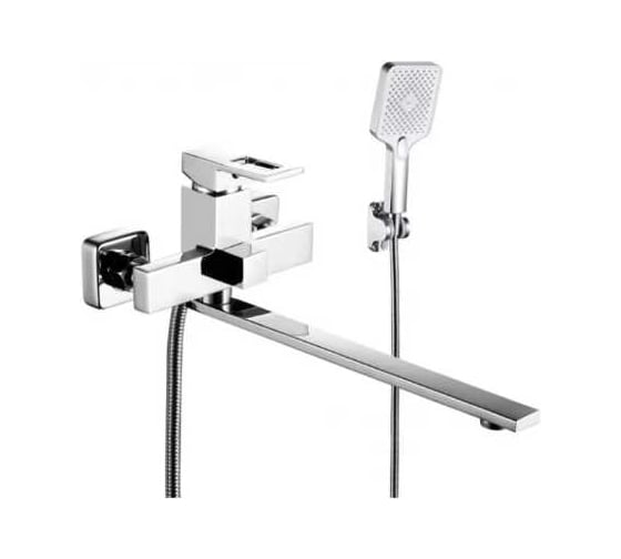 Смеситель для ванны однорычажный ViEiR с длинным изливом, хром V193541 1