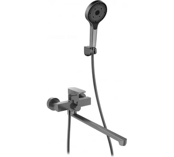 Смеситель для ванны однорычажный ViEiR с длинным изливом, графит V283541-G 1