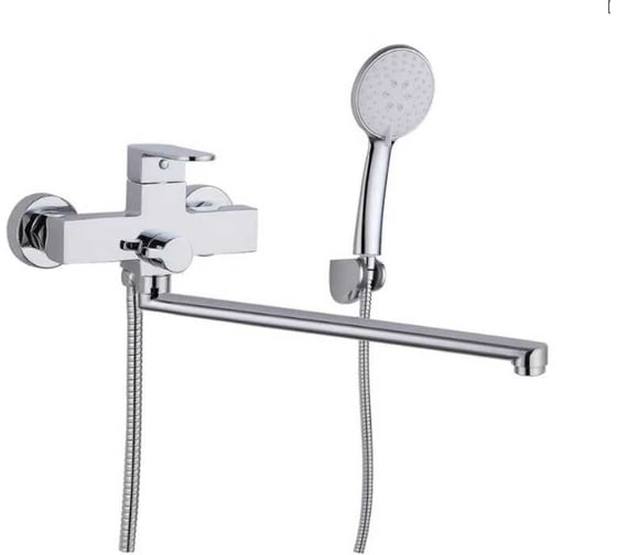 Смеситель для ванны однорычажный ViEiR с длинным изливом, хром V283541 1