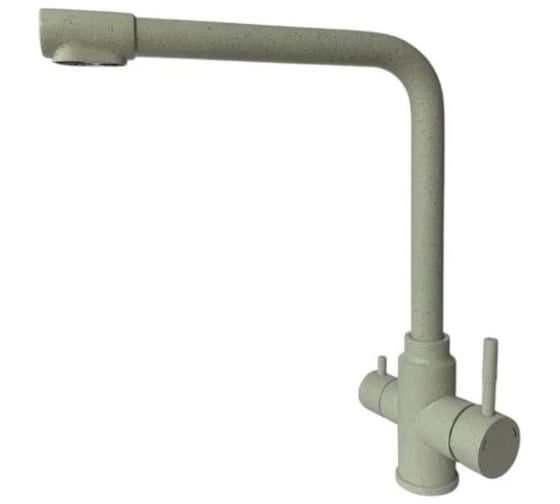 Смеситель для кухни под фильтр ViEiR высокий Г-образный нержавеющая сталь бежевый для ежедневного пользования и питьевой воды V15026-H 1