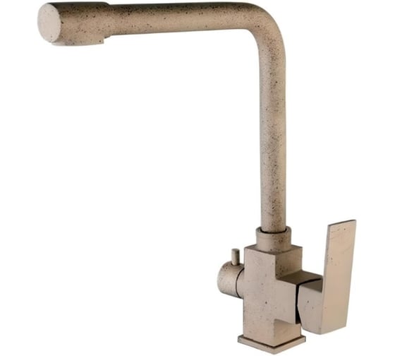 Смеситель для кухни под фильтр ViEiR высокий Г-образный нержавеющая сталь бежевый для кухни и подачи очищенной воды V15025-A 1