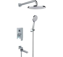 Встроенный смеситель для душа ViEiR на 3 функции хром скрытый монтаж V283563