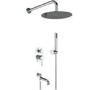 Встроенный смеситель для душа ViEiR на 3 режима хром скрытый монтаж верхний душ лейка и излив V403564