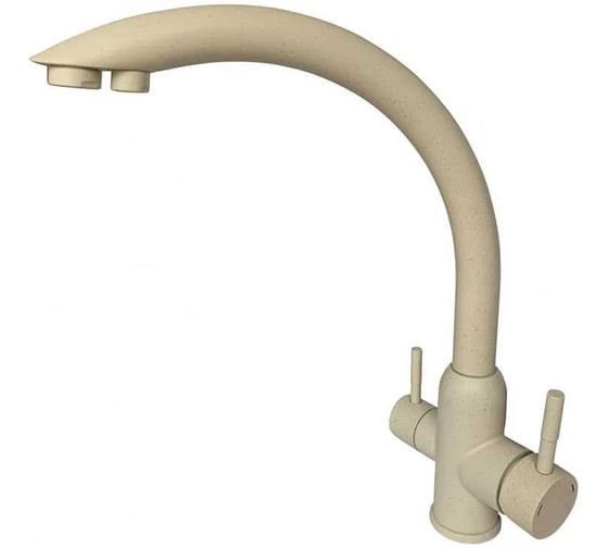 Смеситель для кухни под фильтр ViEiR высокий С-образный нержавеющая сталь серый для кухни в современном стиле и фильтрованной воды V15024-H1 1