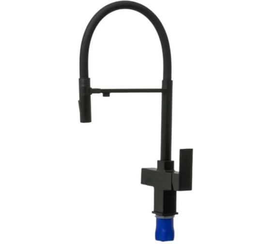 Смеситель для кухни под фильтр ViEiR магнит черный/черный двойной канал для питьевой воды V443521-C 1