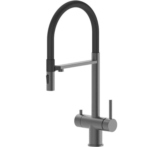 Смеситель для кухни под фильтр ViEiR магнитный графит для кухонной мойки V15019-G 1