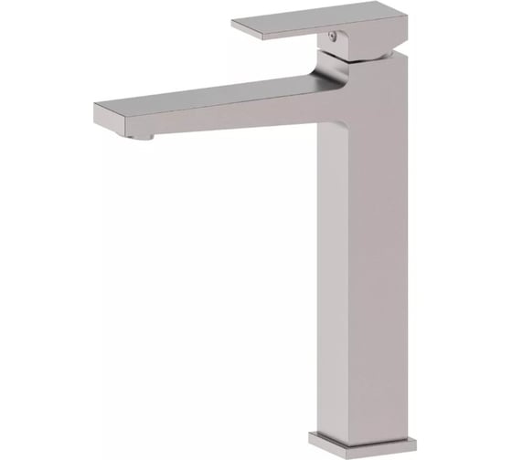 Смеситель для раковины-чаши однорычажный ViEiR сатин высокий для умывальника-чаши V393512-N 1