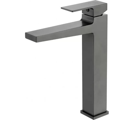 Смеситель для раковины-чаши однорычажный ViEiR графит высокий для умывальника-чаши V393512-G 1