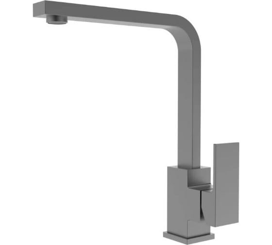 Смеситель для кухни однорычажный высокий ViEiR графит, излив высокого подъёма, V393521-G 1