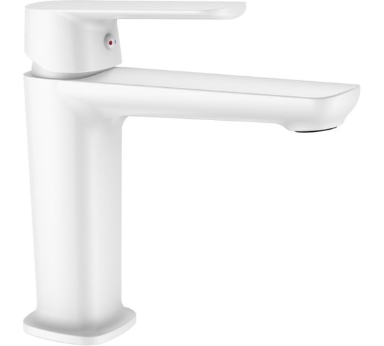 Смеситель для раковины ViEiR однорычажный латунь белый керамический картридж для умывальника V073513-F 1