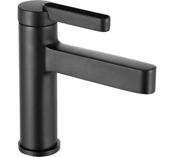 Смеситель для раковины ViEiR однорычажный латунь черный керамический картридж для умывальника V083512-C 1